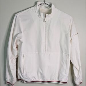 Liz Golf Black Half-Zip Pullover Jacket with Pockets. Size S.